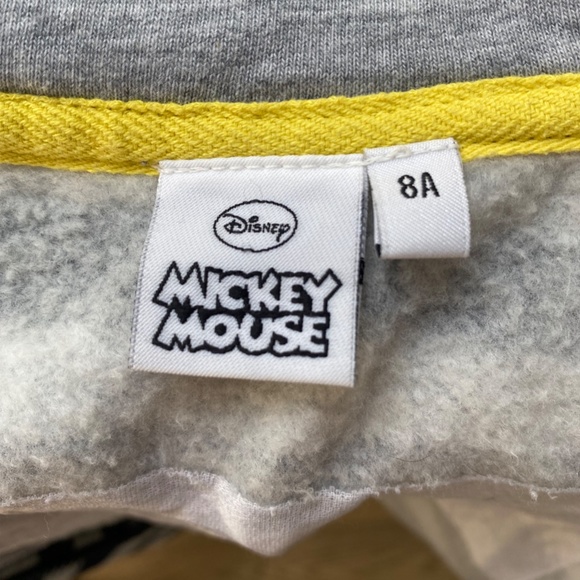 Disney Micky Mouse Zippered Hoodie -Kids Size 8 - Picture 6 of 10